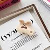 Acrylic Plaid Dog Crab Clip Puppy Spotted Cat Hair Clip Sweet Cartoon Animal Hair Claw  Headdress