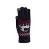 Deer Christmas Warm Gloves Five Fingers Wool Knitted Cotton Student Adult Riding Cartoon Gloves Female