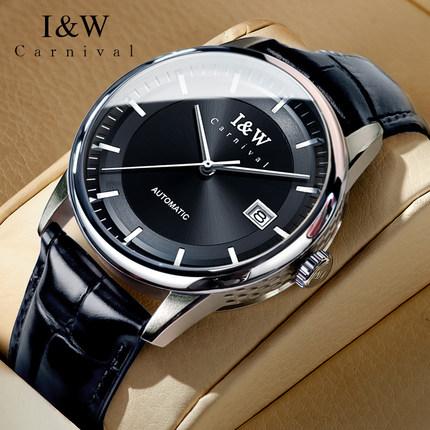 CARNIVAL Brand Mechanical Watch Luxury Sapphire Calendar MIYOTA Movement Automatic Wrist Watches Waterproof for Men Montre Homme