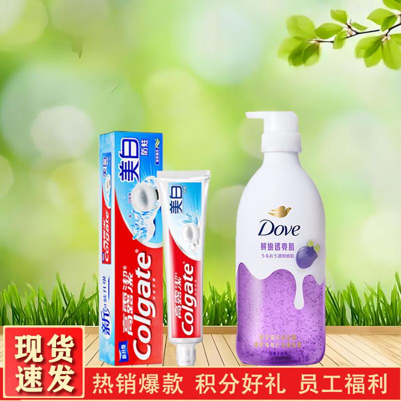 

Colgate Toothpaste & Dove Shower Gel Bundle