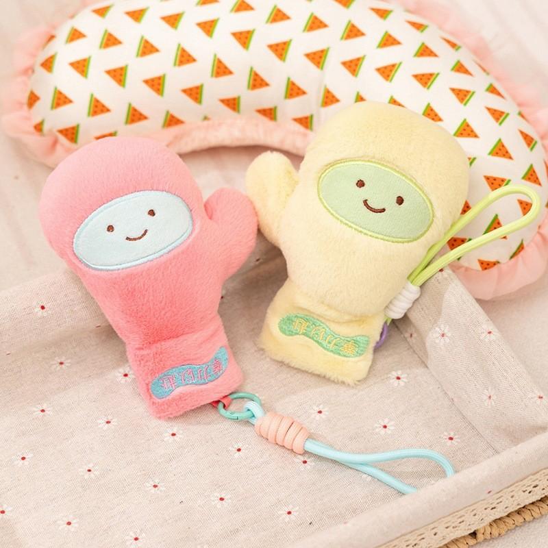 Plush Boxing Glove Keychain With Sandbag Hanging Decor For Fitness Enthusiasts