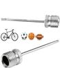 100Pcs/pack  Metal Bike Gas Needle Basketball Soccer Ball Needle Mini Small Pump Accessories