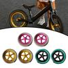 1 Pair Balance Bike Replacement Wheels Training Bicycle Tire Shock Absorption Nonslip Bike Birthday Gift Toys Non Inflatable