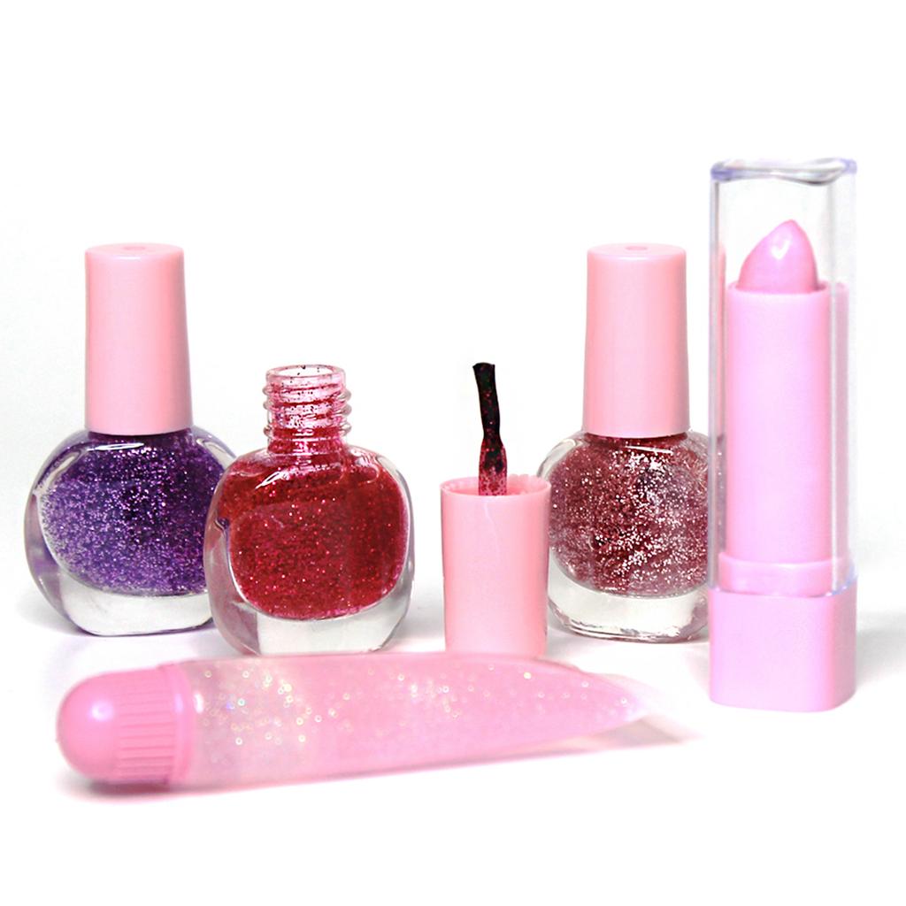Girls Makeup Kit for Kids Children s Makeup Set Girls Princess Make Up Box Nontoxic Cosmetics Kit Toys Pretend Play