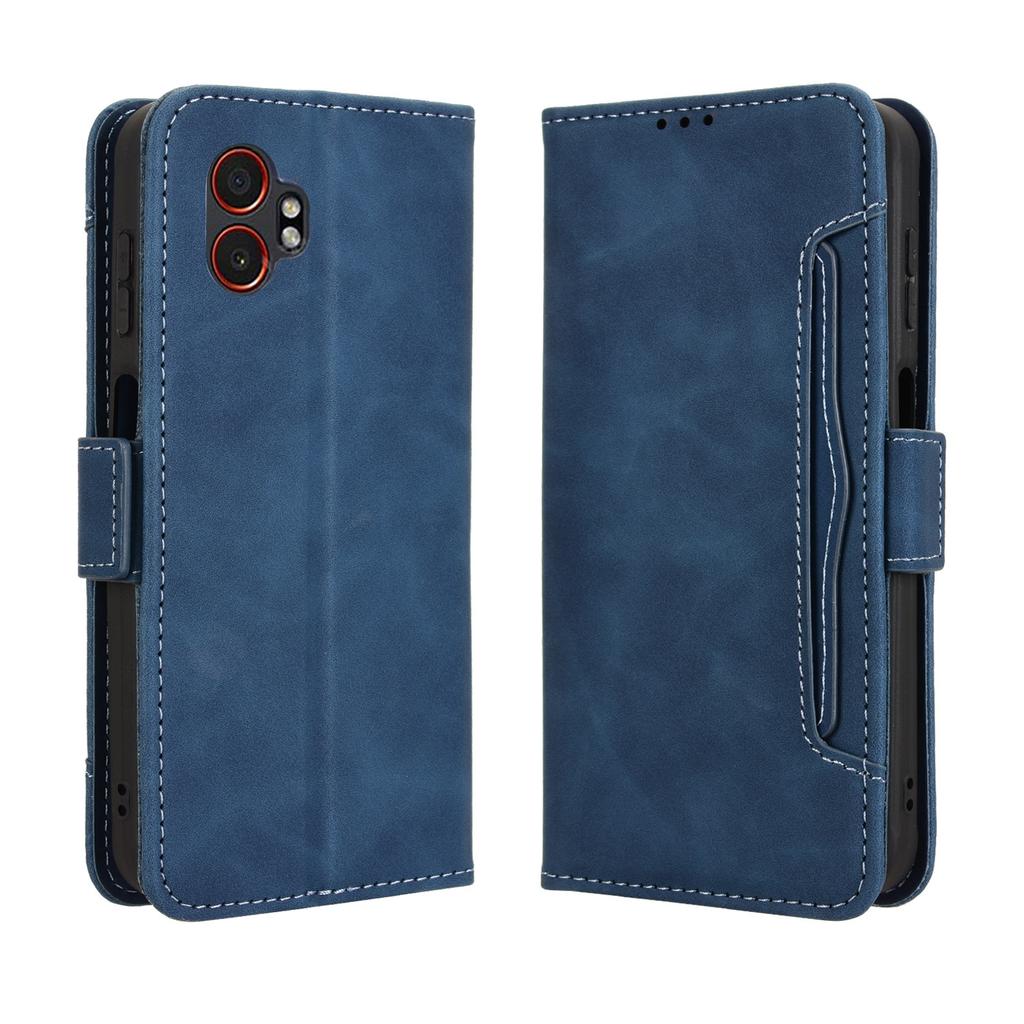 Für Samsung Galaxy XCover7 Pro Lederhülle Handy-Brieftaschen-Hülle mit mehreren Kartenfächern