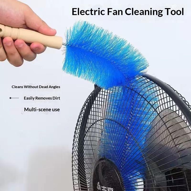 Flexible Fan Cleaning Brush 2 Pack Soft Fine Bristles Long Bendable Handle Duster for Kitchen Vent Hood Cleaning