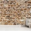 3D nástěnná tapeta Vintage Nostalgický 3D reliéf Kamenná textura Nástěnná malba Obývací pokoj Studovna Restaurace Domácí dekorace Tapety