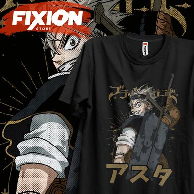 Black Clover – Asta E Anime T Shirt Manga Gift For Anime Lover All Size Cotton