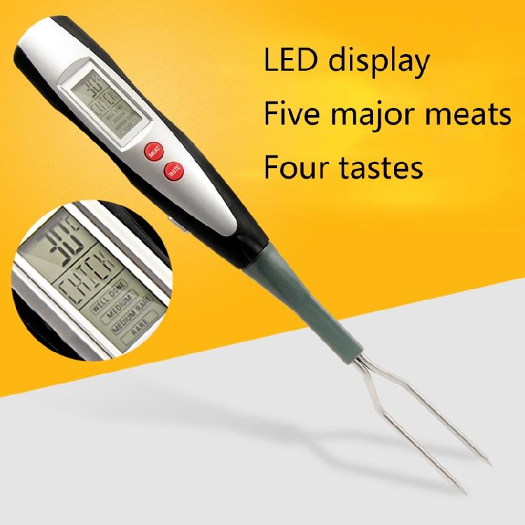 Digital Meat Thermometer Fork Grilling & Barbecue Fast Instant Read Electronic
