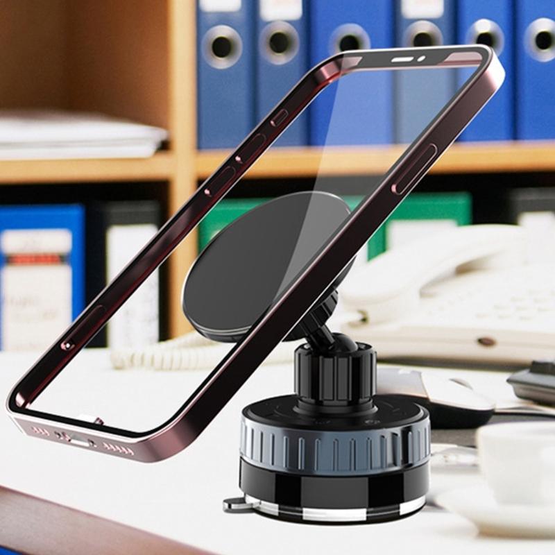 Phone Suction Holder for 4.7-6.9in Phone Magentic Phone Mount Stand Universal for Smooth Surfaces Rotating Mount Holder
