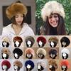 Fashion Winter Earwarmer Thick Fluffy Women Russian Cap Headband Hat Faux Fur