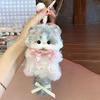 DIY Kitten Keychain Kit Fluffy Cat Plush Toy Craft with Step-by-Step Tutorial Soft Materials Pack for Handmade Bag Charm Cute Gift for Kids Adults