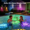 Solar Powered Float Pool Light RGB Color Changing IP67 Waterproof LED Party Decorative Ambient Lighting For Outdoor Pool