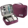 Cable storage bag waterproof digital electronic organizer portable USB data line charger plug storage bag travel cable organizer