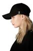 [VARZAR] Stud Logo Over Fit Ball Cap Black