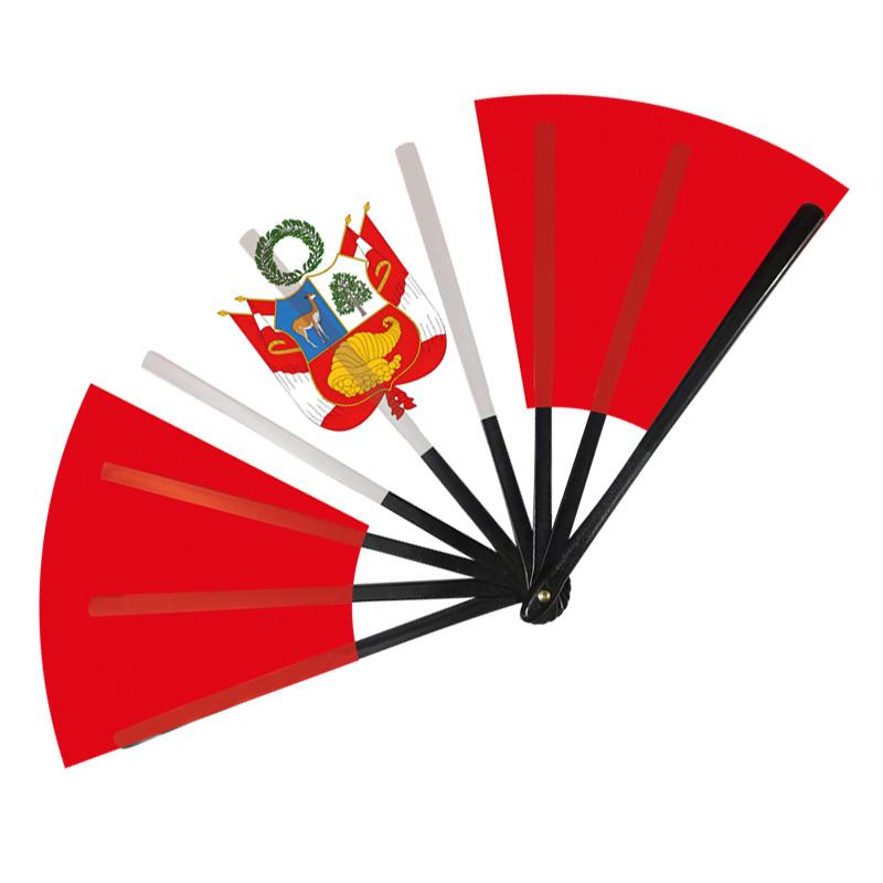South America Passion 22cm Folding Fan 8 National Flags Hand Held Fan For Cheering At Sports Events Parties And Celebrations