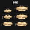 6Pcs Stainless Steel Thickened Barbecue Disc Golden Silver Cafe Tray Fruit Plate Cake Plate Bone Dish Shallow Plate