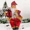 Santa Adorable Sitting Claus Doll Unique Christmas Ornament Perfect For Holiday Decor