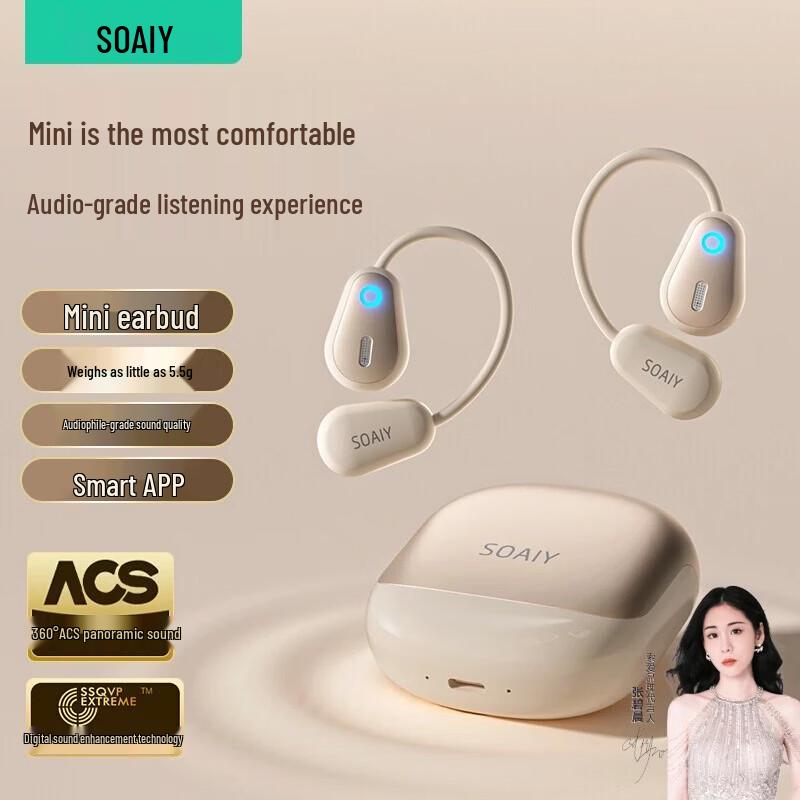 Soaiy GD36 Open-Ear Hook Bluetooth Sport Earphones