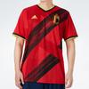 Adidas Belgium National Team Home Fan Edition Sports Short-Sleeve Jersey Men Tops College-Red EJ8546