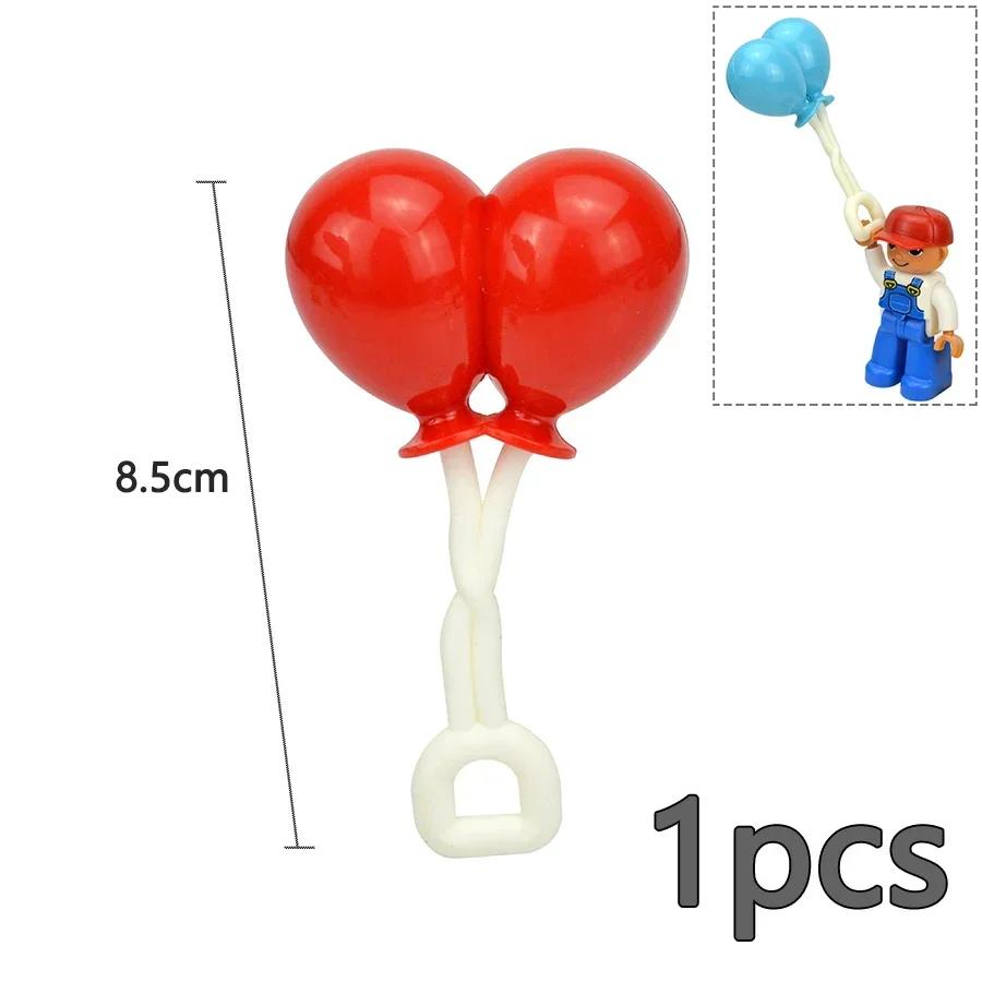 Store byggeklosser Slide Swing Seesaw Park Lekeplass Series Large Pillar Murstein Barn Barn Pedagogisk Leke Kompatibel Duploe