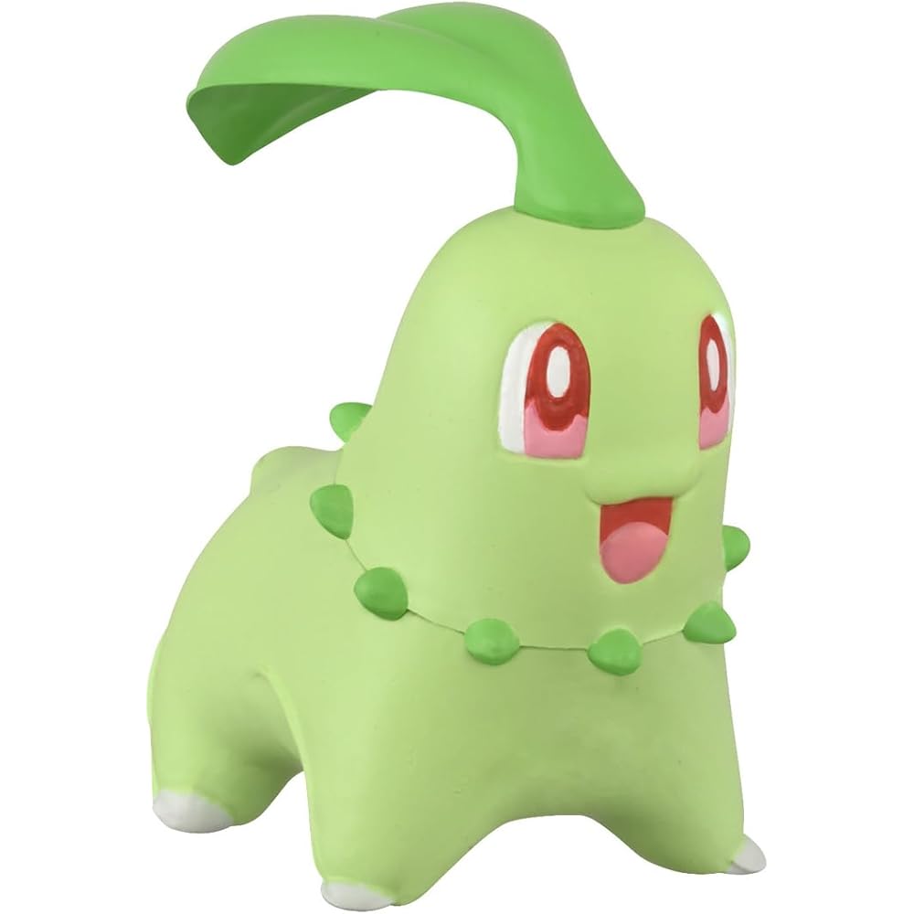 Takara Tomy Pocket Monsters Moncolle Chikorita Figure Collectible Toy