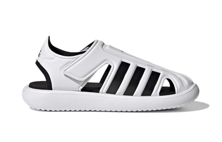 adidas Sandalia de Agua Cómoda Sandalias Infantiles Blanco Negro Niños de 3 a 7 Años FY6044