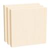Wooden Canvas Board, Wooden Panel, Stretched Canvas, Canvas, Plywood Panel, Square Wooden Panel S20 (200x200mm), Art Supplies, Wooden Frame, Drawing B