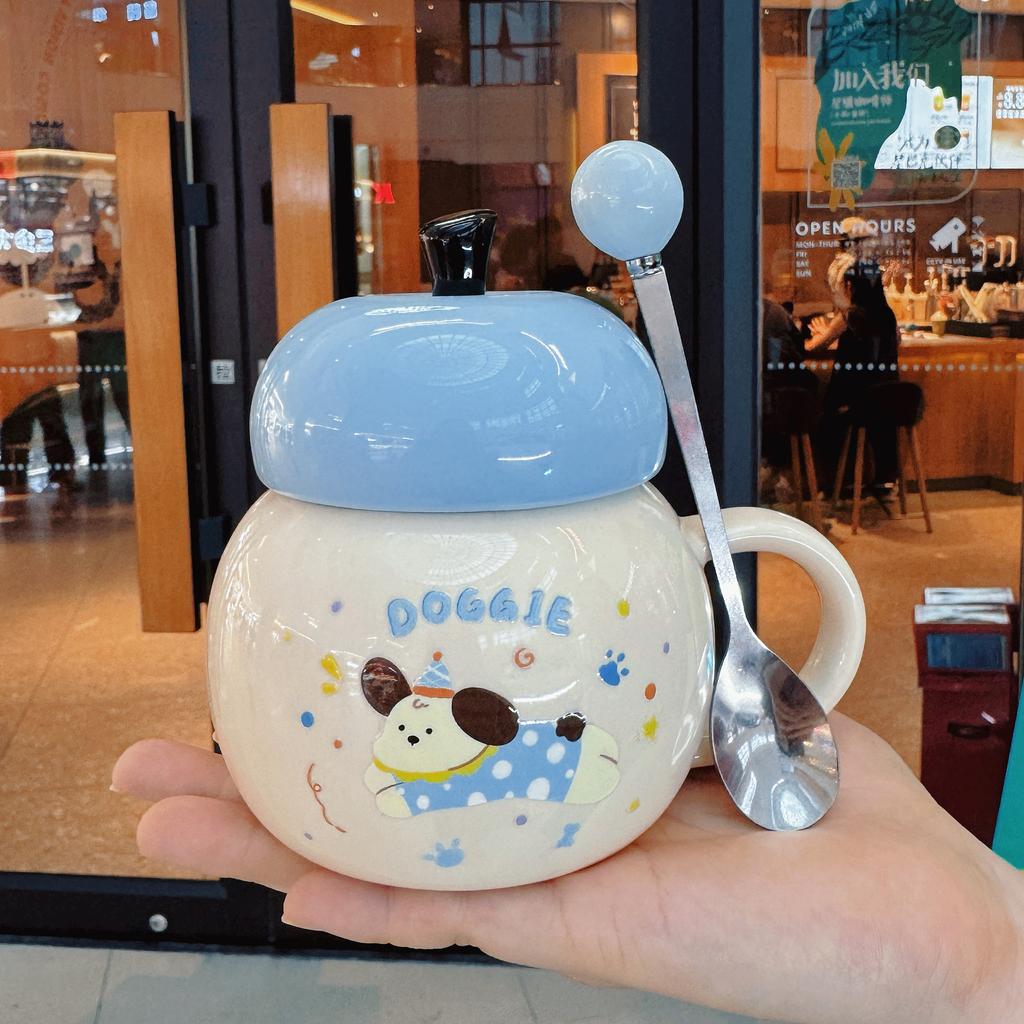 Mädchen Geburtstagsgeschenk Hasenbecher Keramiktasse Souvenir praktisches Geschenkset neue Wassertasse