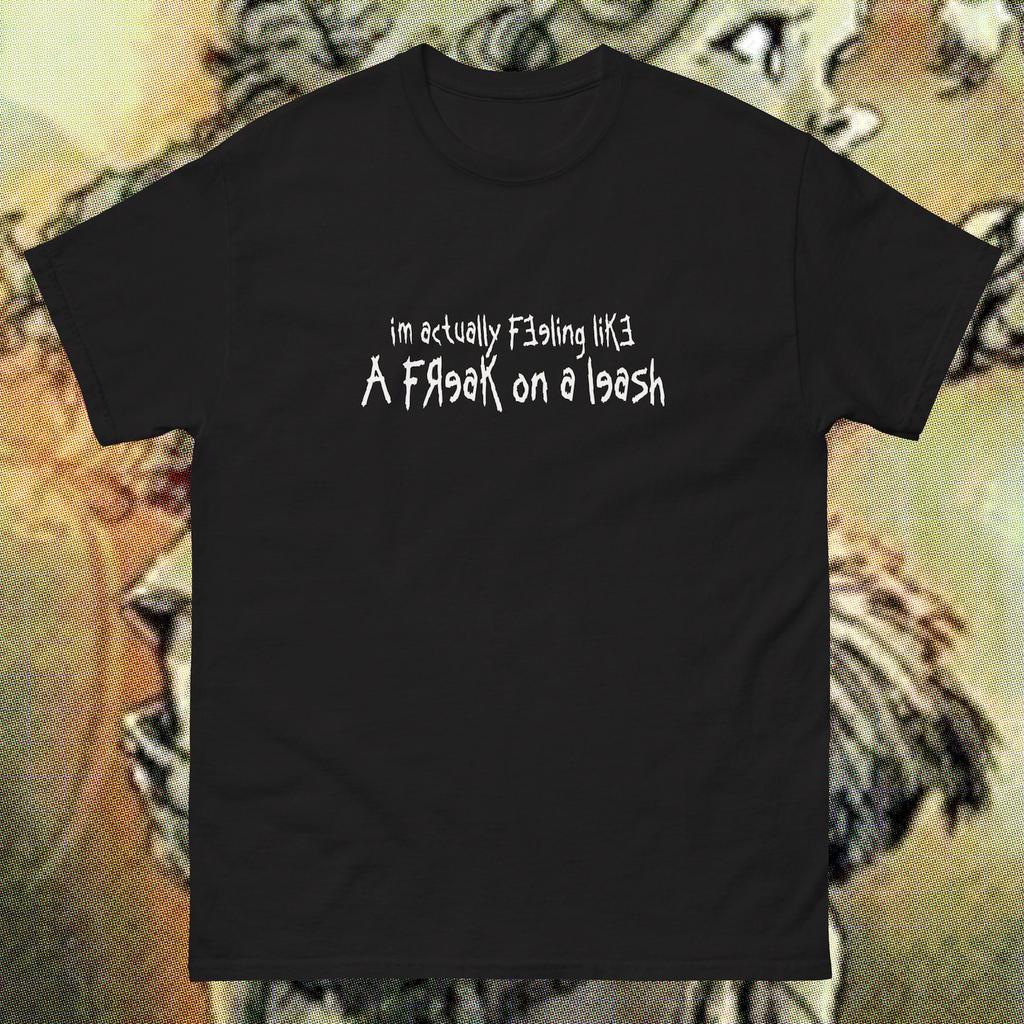 Freak on a Leash - Korn - parody band tour shirt - Jonathan Davis - slipknot y2k follow the leader funny tee oddly specific