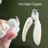 Pet Nail Clippers with Built-in LED Light Safety Guards Illuminated Pet Nail Clipper Enhanced Visibility Nail Trimmers Pet Grooming Nail Care