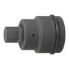 Impact Hexagon Bit Socket 27mm Hexagon 2 Pieces (Interchangeable) HP12AH-27H, 38.1mm (1-1/2") Drive, Size, Included.