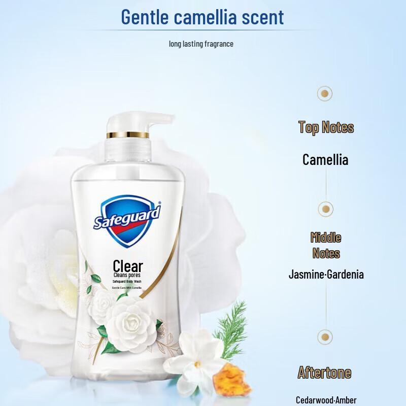 Safeguard Gentle Camellia Scent Shower Gel
