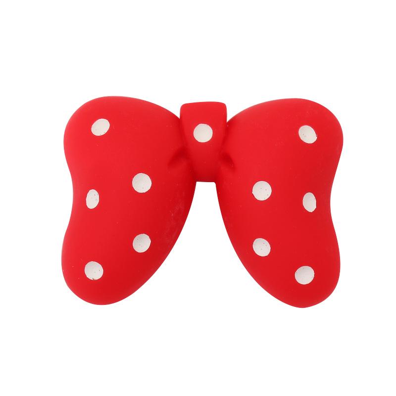 DIY Cartoon Polka Dot Bow Tie Resin Ornament for Phone Case, Hair Clip, and Storage Box