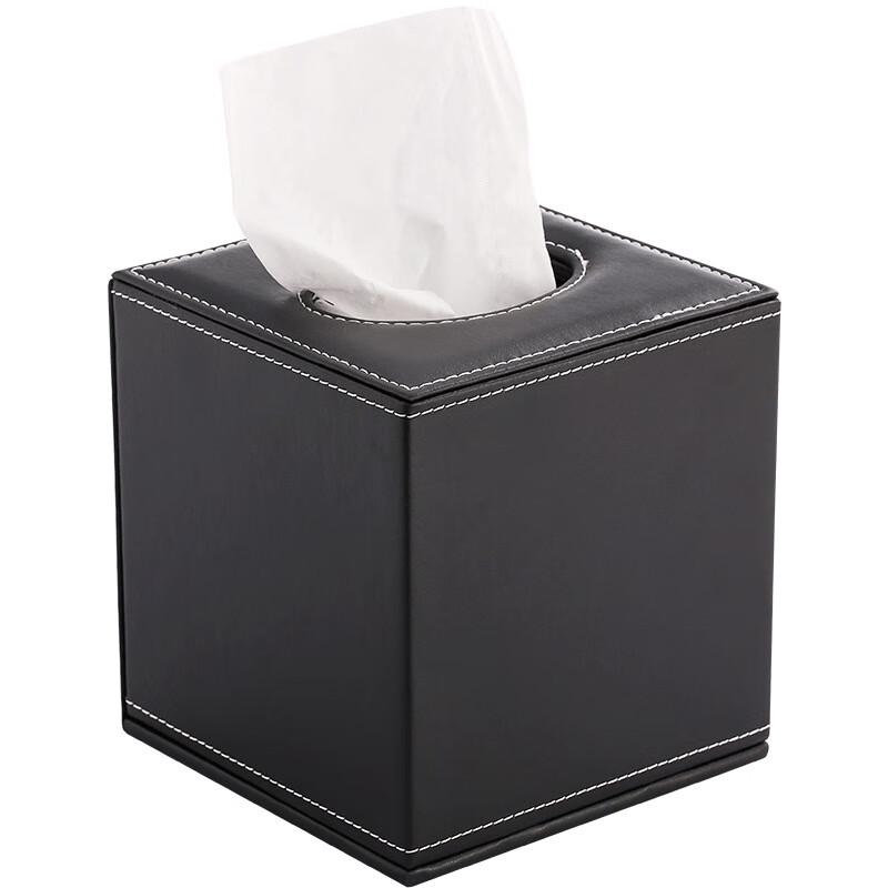 Leather Square Tissue Box