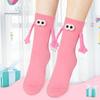 Magnetic Holding Hands Socks Novelty Funny Women Men Couple Socks Valentine's Gifts For Couples Anniversary Best Friends Teens