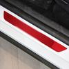 Red Carbon Fiber Car Rear Door Sill Panel Decoration For Tesla Model 3 Y 2017-22