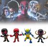 Deadpool And Wolverine Adorable Pvc Figure Superhero Movie Cartoon Decoration