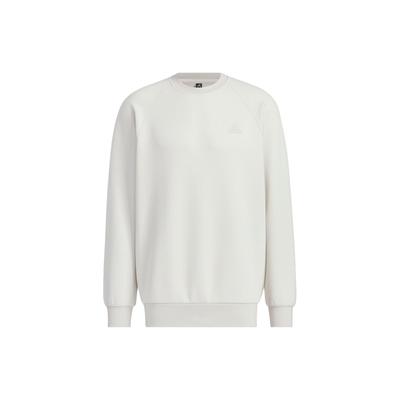 Spacer Crew Sweatshirt Logo Sports Casual Pullover Long Sleeve Men Sweatshirt Talc JJ3786