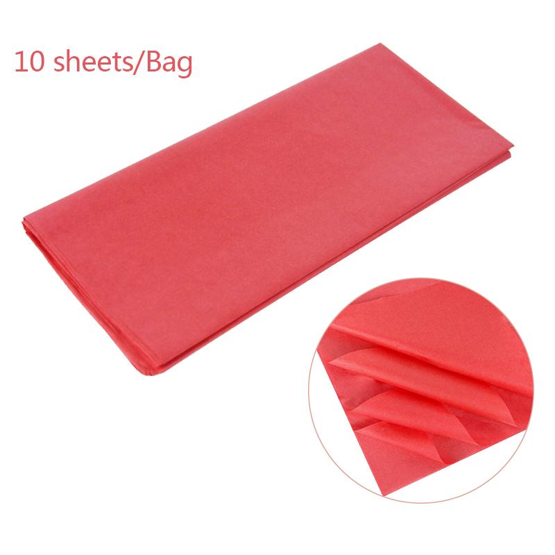10Pcs 65x50cm Flower Wrapping Tissue Paper Wedding Event Party Flower Bouquet Gift Wrapping Paper Decoration Packaging DIY Craft