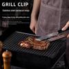 Clește BBQ Anti-Opărire din Oțel Inoxidabil pentru Pește, Carne și Grătar cu Plasă