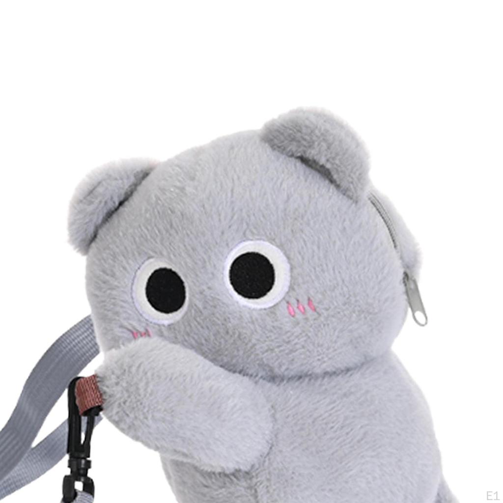 Cat Shaped Crossbody Bag Creative Shoulder for Travel Birthday Gift Shopping