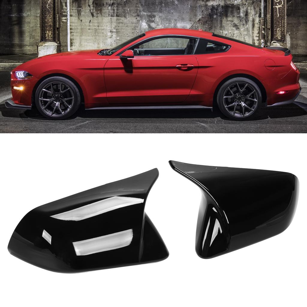 2pcs Door Mirror Cover Left Right Horn Replacement for 20152022