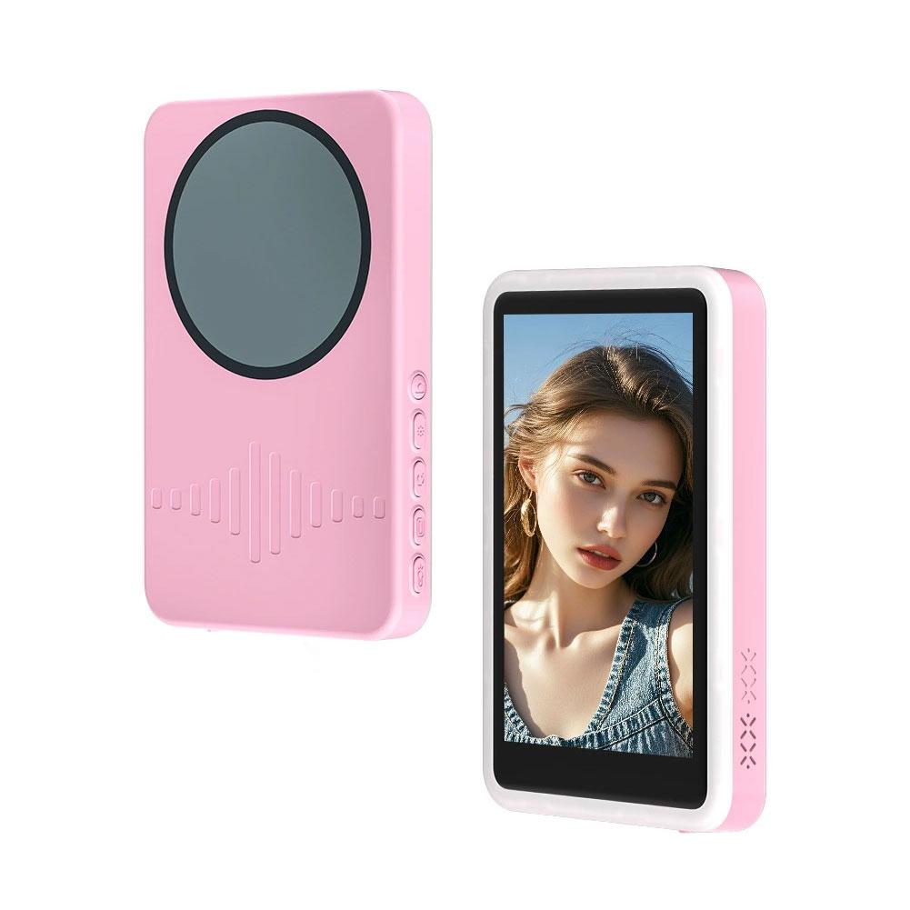 Tri Color Adjustable Wireless Rear Projector Selfie Monitor Screen Vlog Screen Magnetic Phone Rear Camera For Selfie Live Stream