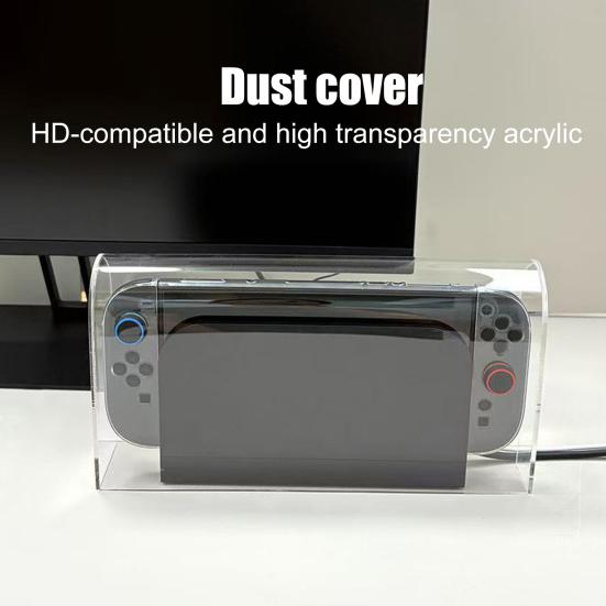 Acrylic Dust Cover for Nintendo Switch 2 Integrated Transparent Game Console Dust-proof Protective Cover Shield Game Console Accessories