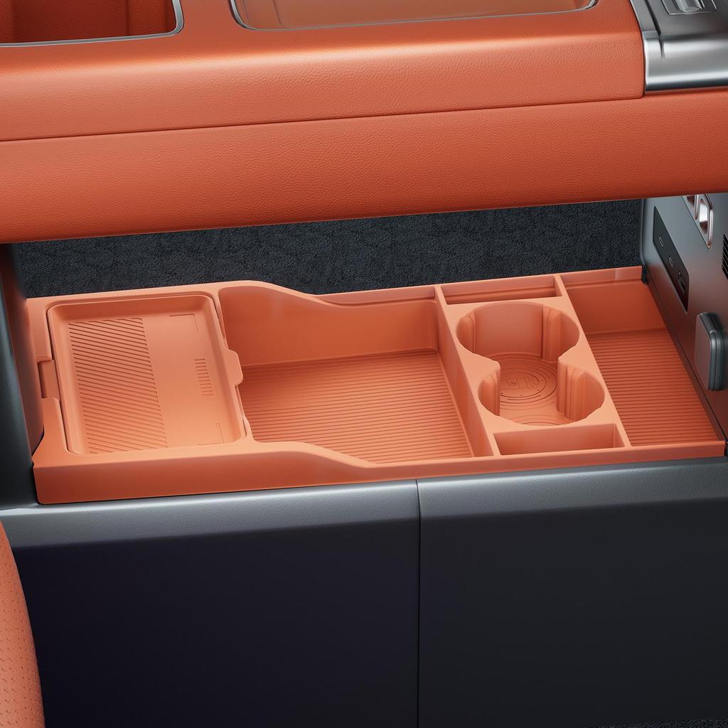 Equation Leopard Titanium 7 Silicone Console Storage Box - Partitioned Interior Accessories