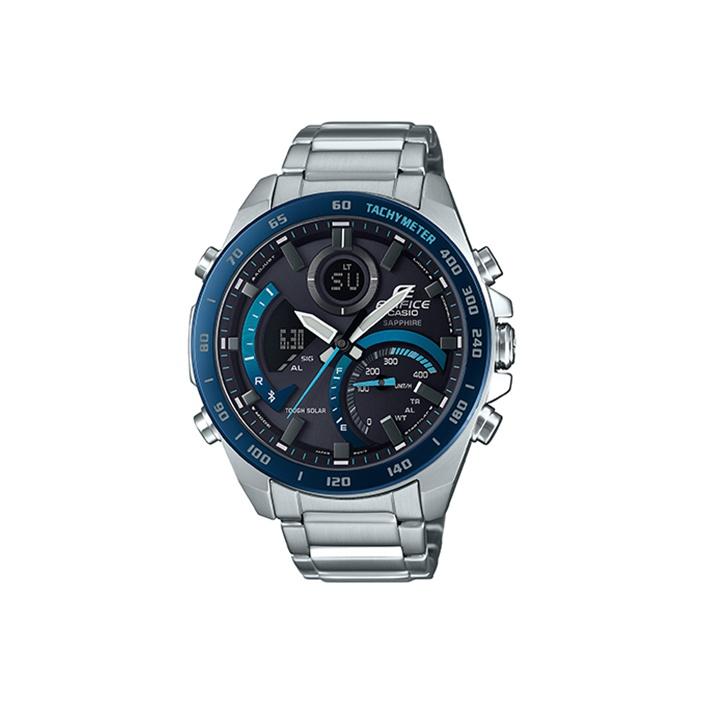 CASIO Men EDIFICE Blue Watch ECB-900YDB-1BPR Blue Regular Watch Box