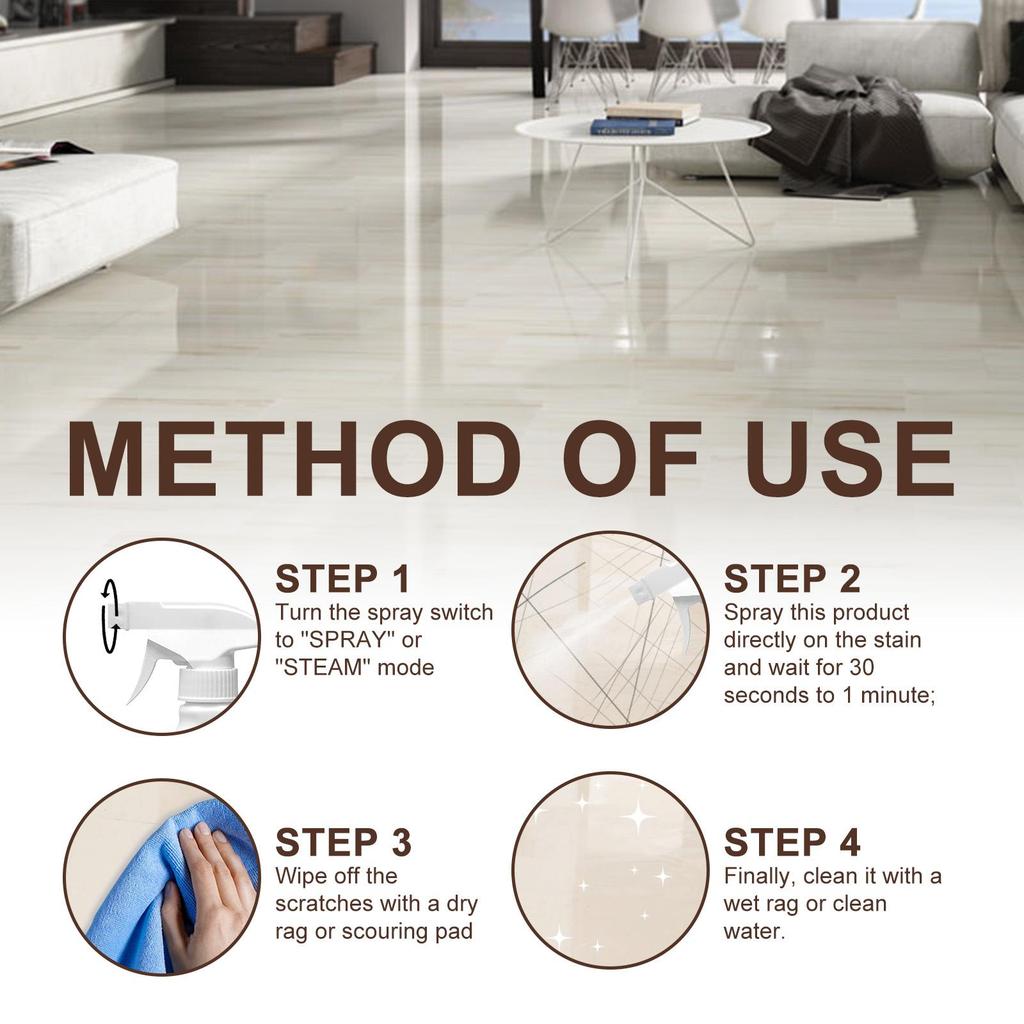 Jaysuing Scratch Cleaner - Household Kitchen, Bathroom Countertops, Floors, Wall Tiles Scratch Repair and Cleaning Brightening Agent 100g