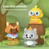 Children Micro Building Block Toy Mini Cartoon Animals Puzzle Assembling Bricks Table Decoration Toys for Kids Christmas Gifts