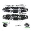 12 Zodiac Volcanic Stone Couple Bracelet Elastic Square Bead Gift for Men and Women